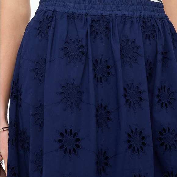 Jcrew Factory Eyelet midi skirt- NWT - Picture 4 of 8